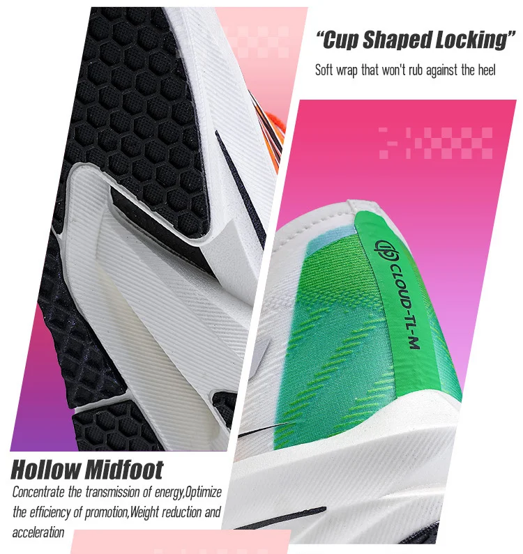 IRUNSVAN Co Branded Fast Burning 1.0 Carbon Plate Running Shoes For Men's Marathon Training Shock-absorbing And Breathable