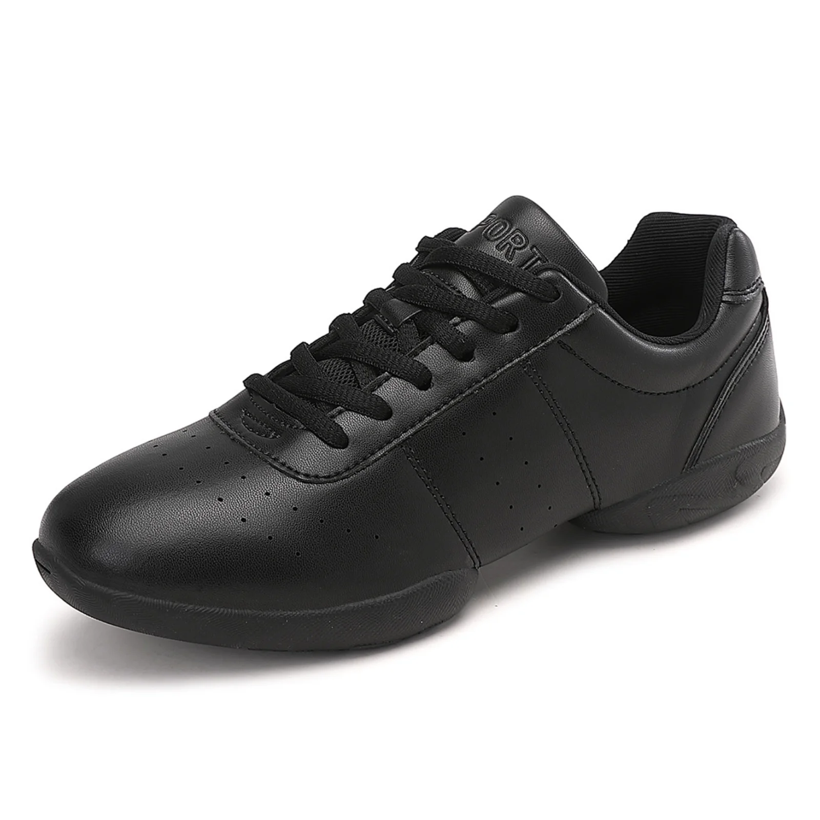 Cheerleading Shoes Women Girls Kids Youth White Black Cheer Shoes Dance Sneakers Lightweight Aerobics Sports Footwear 610