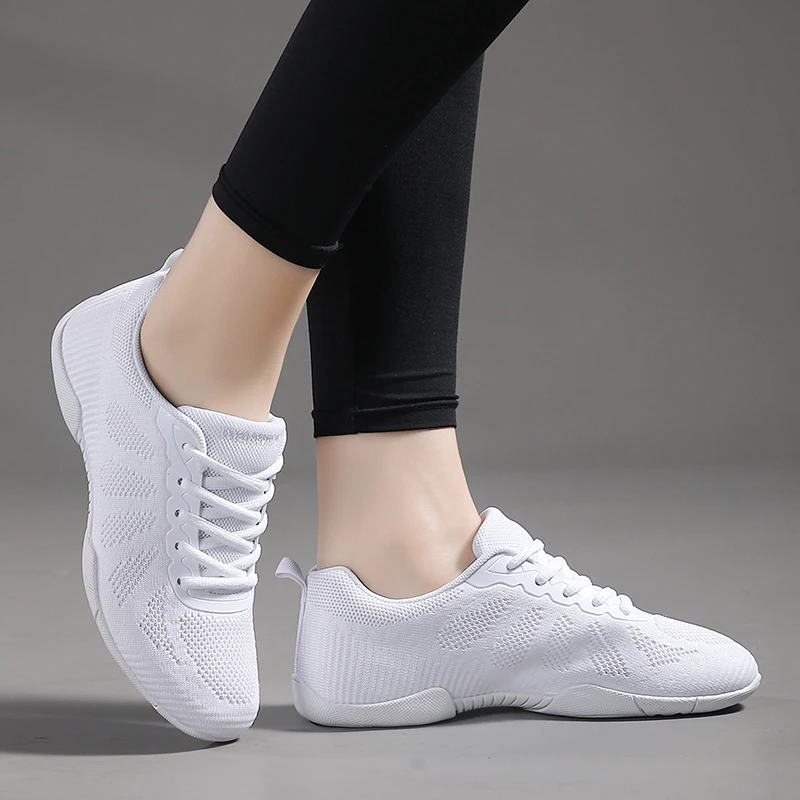 Marwoo Girls White Cheer Dance Sneakers Kids Lightweight Cheerleading Training Walking Tennis Womens Fashion Sports Shoes 2316