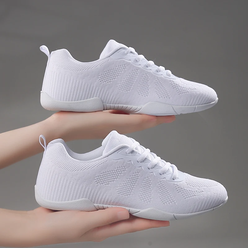 Marwoo Girls White Cheer Dance Sneakers Kids Lightweight Cheerleading Training Walking Tennis Womens Fashion Sports Shoes 2316