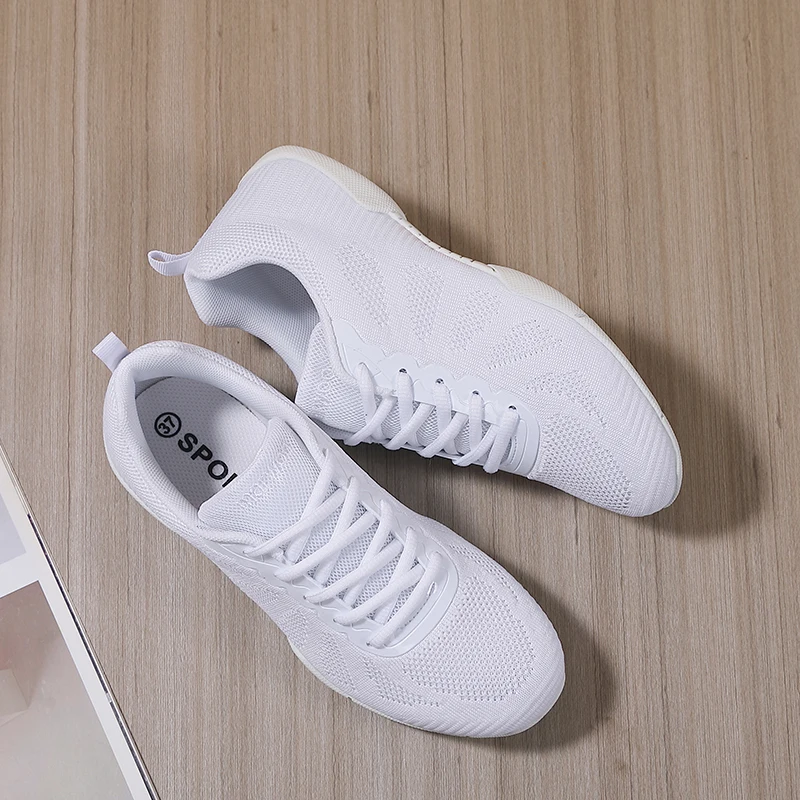 Marwoo Girls White Cheer Dance Sneakers Kids Lightweight Cheerleading Training Walking Tennis Womens Fashion Sports Shoes 2316