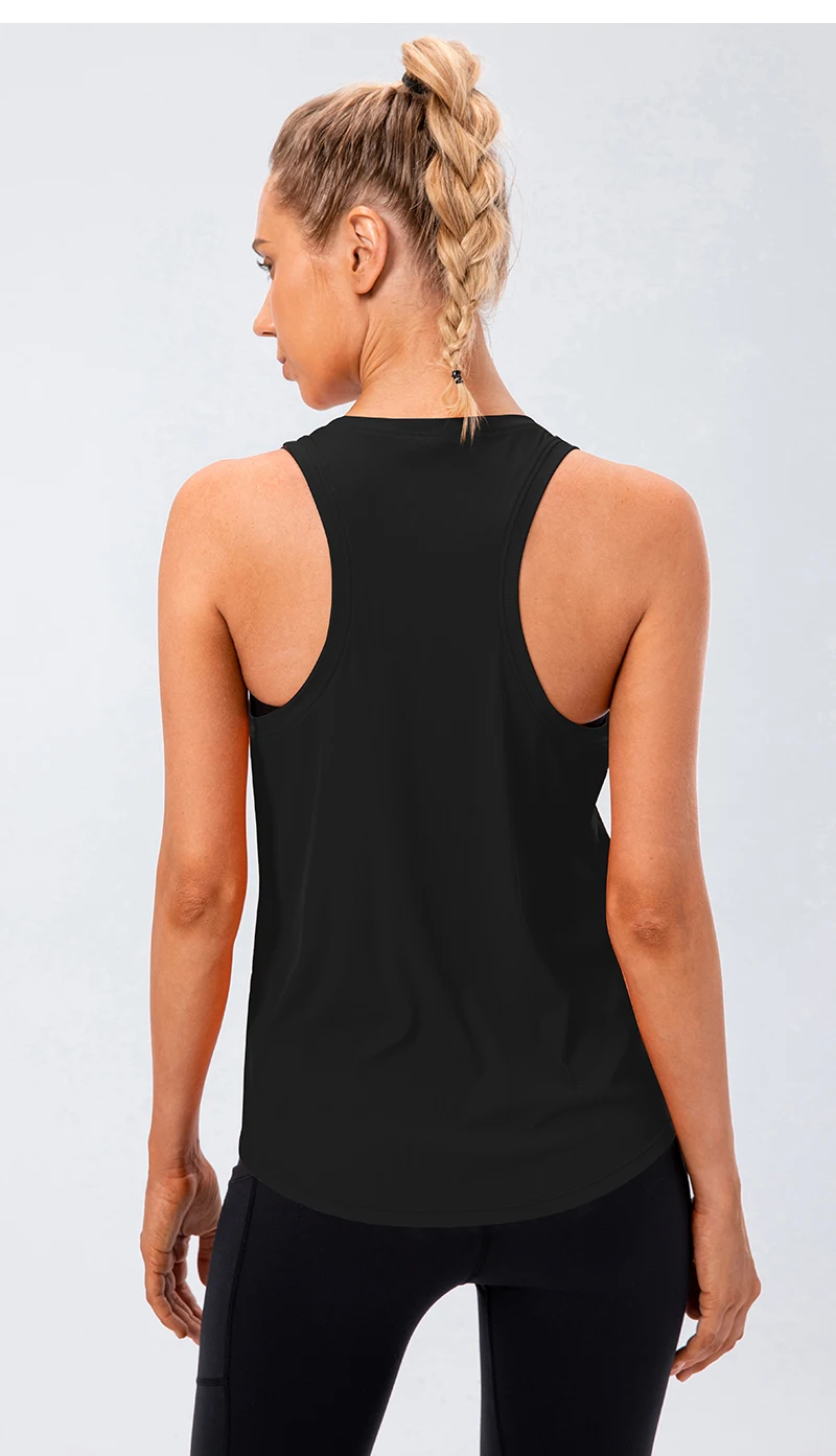 Women Sport tank Tops Loose Yoga Tops Quick Dry Workout Sport Tops For Women Fitness Sport Yoga Shirt