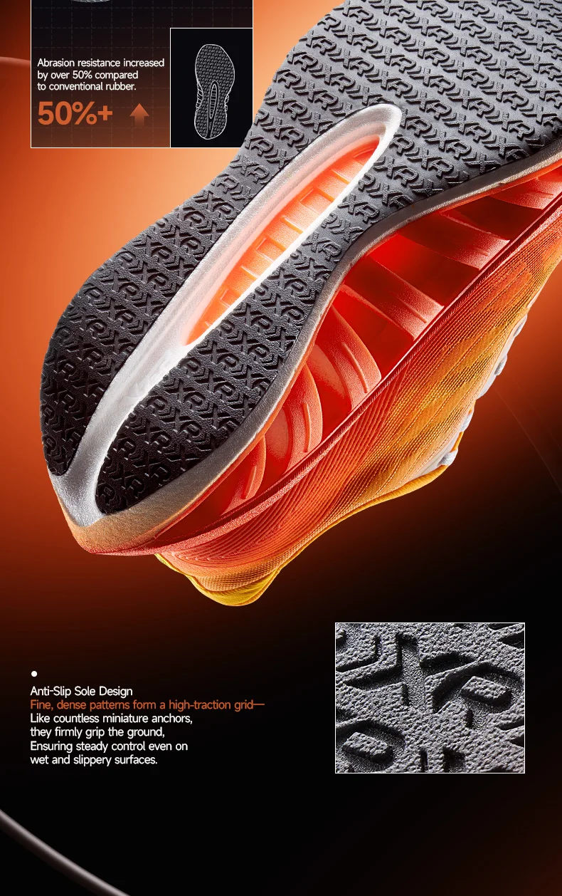 Xtep Light Boat MAX Male Lightweight Rebound Height-Increasing Stronger Propulsive Force Running Shoes 874219110095