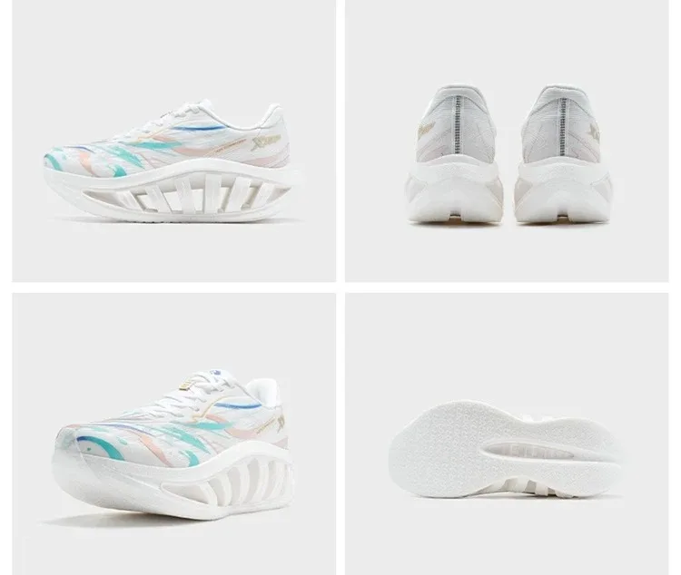 Xtep Light Boat MAX Male Lightweight Rebound Height-Increasing Stronger Propulsive Force Running Shoes 874219110095