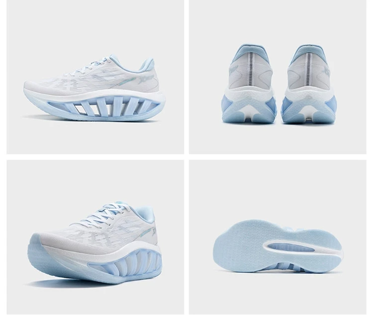 Xtep Light Boat MAX Male Lightweight Rebound Height-Increasing Stronger Propulsive Force Running Shoes 874219110095