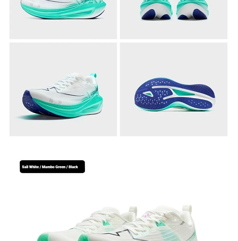 Xtep One Piece Modeling 5.0 Soft Cushioning Sole Combat Non-Slip Durable Support Running Shoes For Male 874219110036