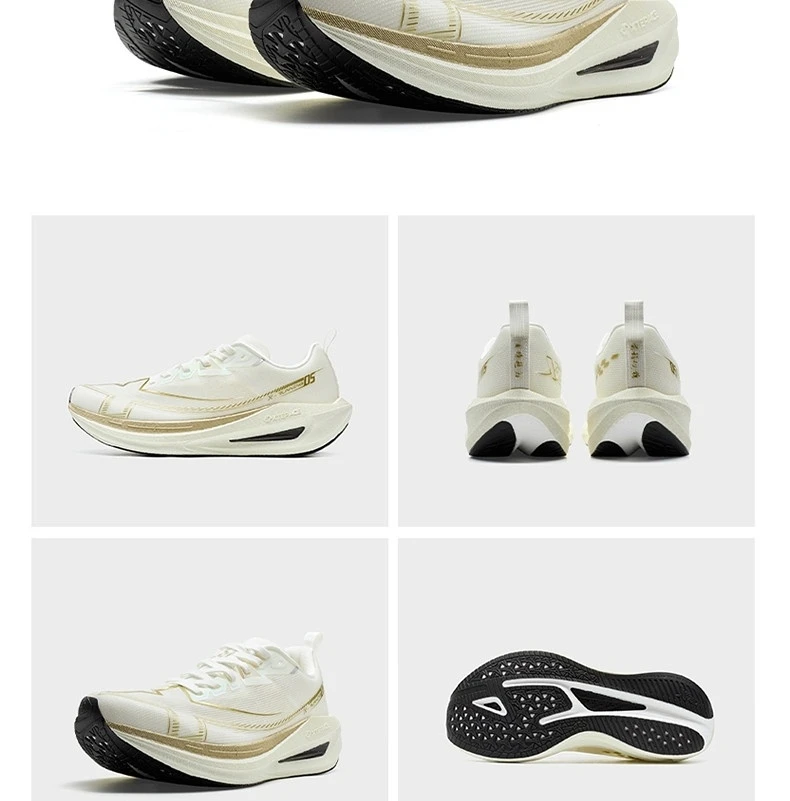 Xtep One Piece Modeling 5.0 Soft Cushioning Sole Combat Non-Slip Durable Support Running Shoes For Male 874219110036