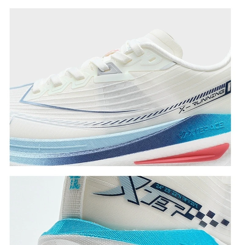 Xtep One Piece Modeling 5.0 Soft Cushioning Sole Combat Non-Slip Durable Support Running Shoes For Male 874219110036