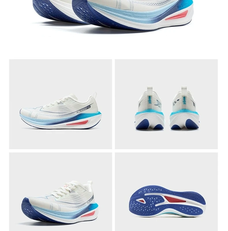 Xtep One Piece Modeling 5.0 Soft Cushioning Sole Combat Non-Slip Durable Support Running Shoes For Male 874219110036