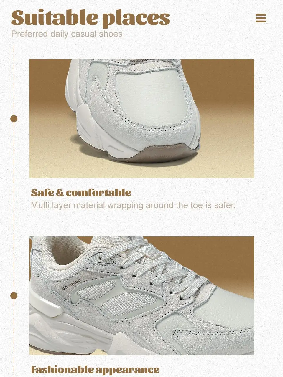 Baasploa Women Walking Sneakers Winter Comfort Leather Casual Shoes Female Fashion Solid Color Height Increase Sport Shoes