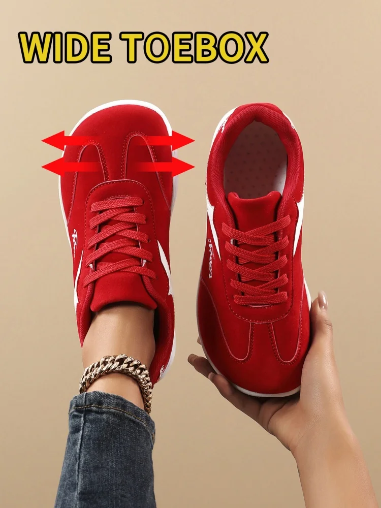 Unisex Wider Shoes New Breathable Barefoot Sneakers Wide-toed Shoes Flats Soft Zero Drop Sole Women's Lightweight Walking Shoes