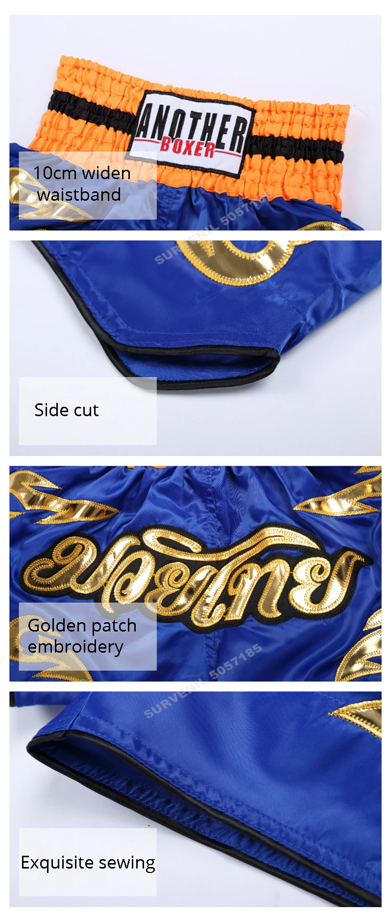 Muay Thai Pants Embroidery Boxing Shorts Women Men Satin Fight Kickboxing Training Trunks Kids Boy Girl Martial Arts MMA Clothes