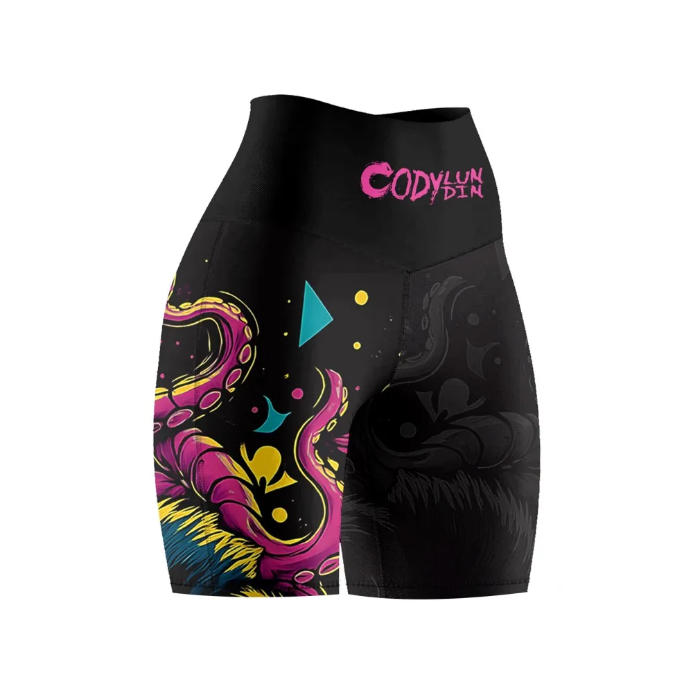 Cody Lundin Jiu Jitsu Rashguard MMA T-shirt +Pant Women 4PCS/Set Gym Running Grappling Bjj Boxing Sport Muay Thai Shorts Jerseys