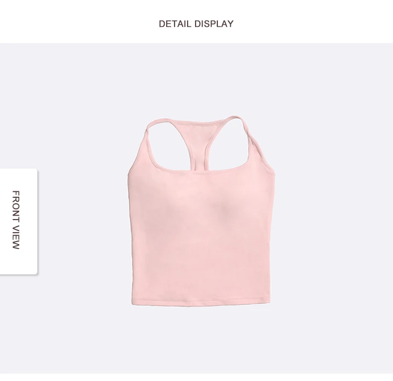 SOISOU Running Sports Bra Fixed Cups Women Top Tight Fitness Yoga Women's Underwear Gym Workout Clothes Nylon Sports Yoga Tops