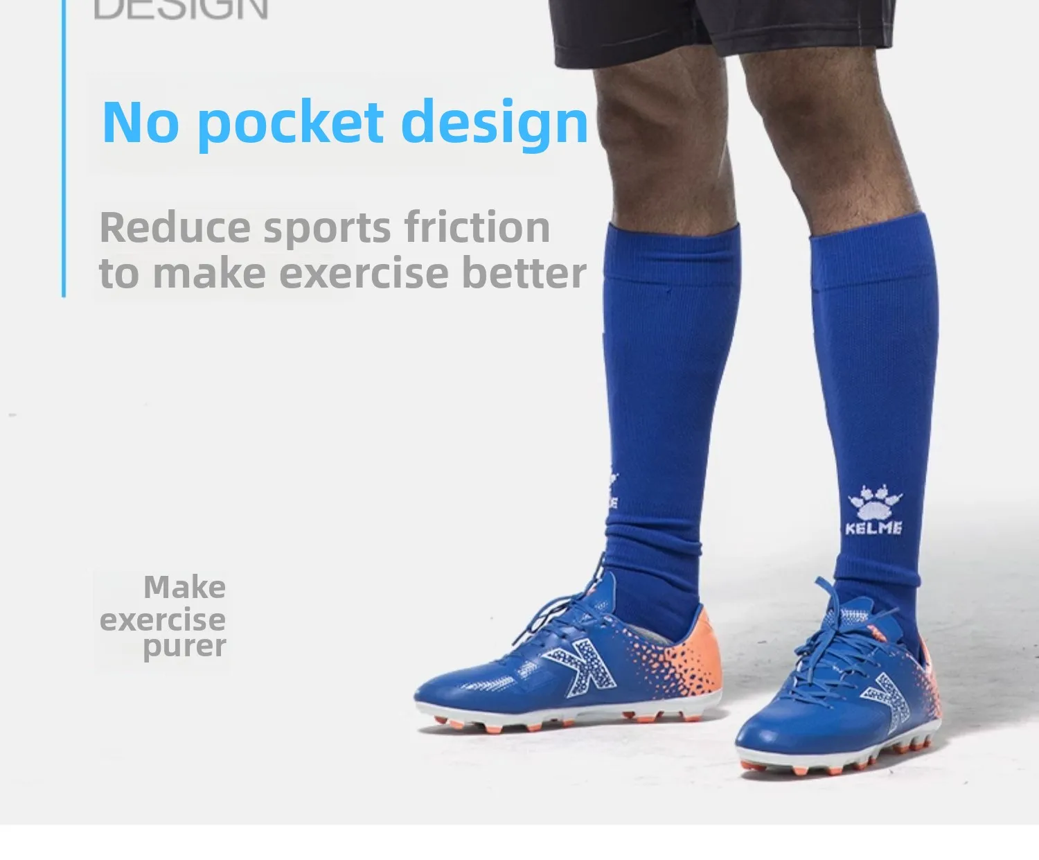 Kelme Men's Football Shorts Outdoor Breathable Running Knitted Shorts Camping Hiking Pants Yoga Basketball Quick Dry Pants