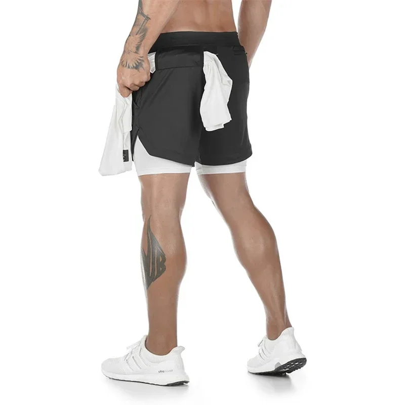 New MMA Boxing Compression Set Sportwear for Men Quick Dry Gym Shorts T Shirt Running Workout Tight Sport Rashguard 2PCS Suit