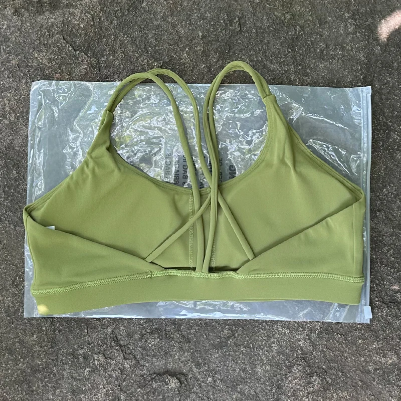 Women Sports Bra Cross Strap Top Women Push Up Sport Bra Yoga Gym Crop Top Brassiere Fitness Top Sport Bra Breathable Bras