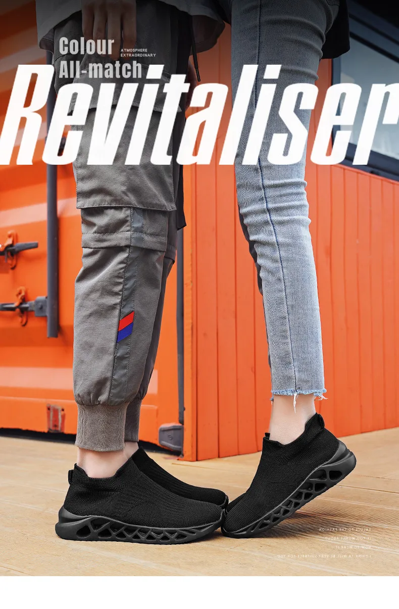 Summer Fashion Purple Running Shoes for Men Socks Sports Shoes Plus Size 48 Breathable Women Slip-on Sneakers Sock Trainers Men