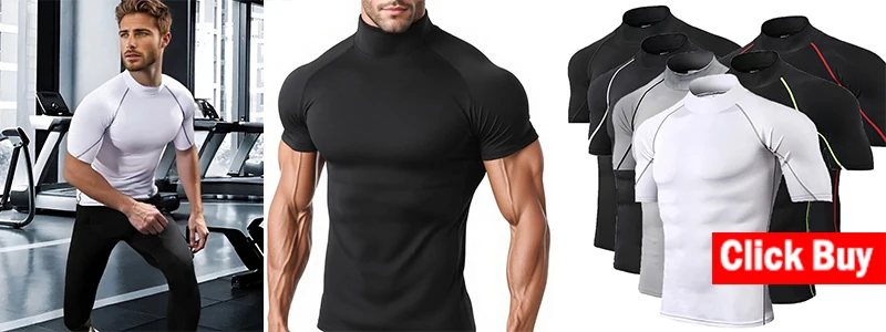Compression Long Sleeve T Shirt Men Elastic Training T-shirt Gym Fitness Workout Tights Sport Jersey Athletic Running Shirt Men