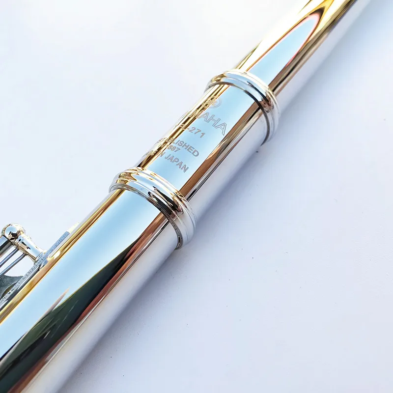 Top Japan YF-471 Flute 16 Hole with E Key YF-271 Silver Plated Flute C Key White Copper Flauta Transversal Music Instrumentos