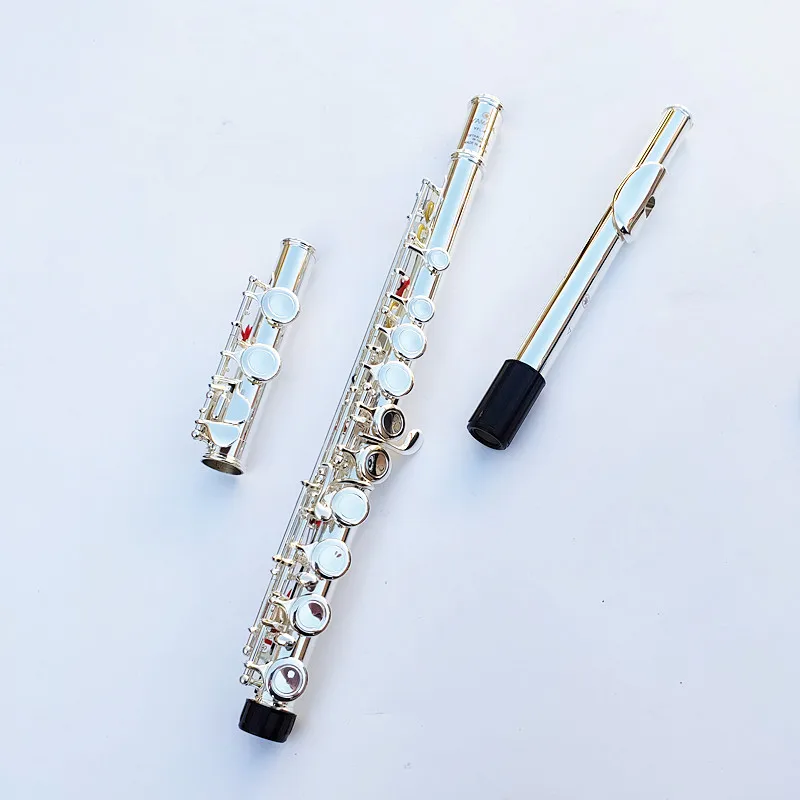 Top Japan YF-471 Flute 16 Hole with E Key YF-271 Silver Plated Flute C Key White Copper Flauta Transversal Music Instrumentos