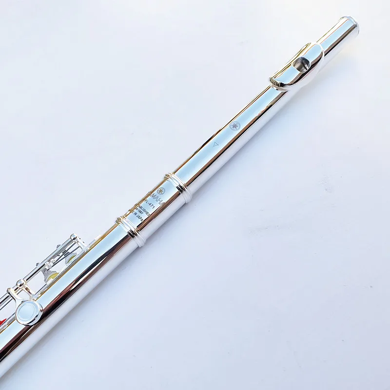Top Japan YF-471 Flute 16 Hole with E Key YF-271 Silver Plated Flute C Key White Copper Flauta Transversal Music Instrumentos
