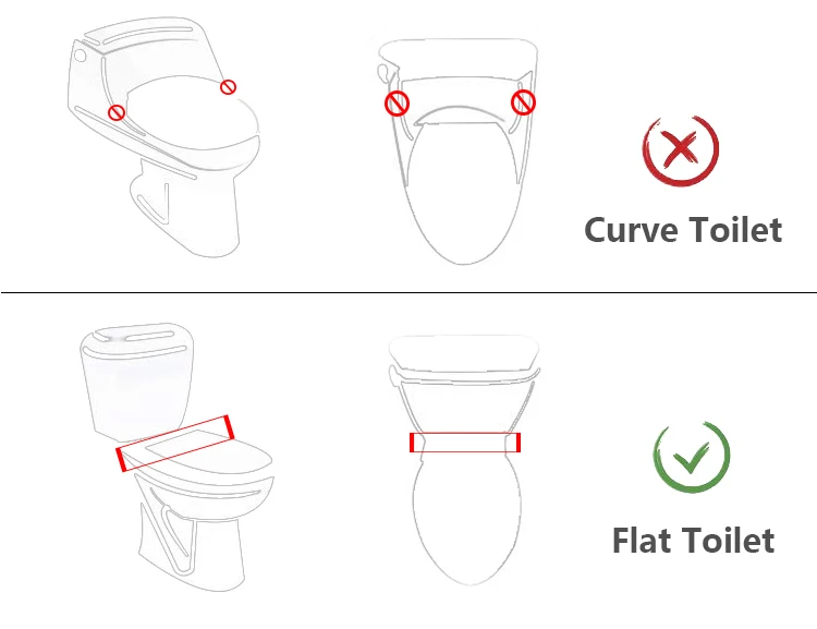 Small Bidet Toilet Seat Attachment Dual Nozzle Butt Cleaner Sprayer Shattaf Japanese Non Electric Toilette Cover