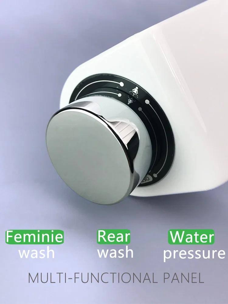 Small Bidet Toilet Seat Attachment Dual Nozzle Butt Cleaner Sprayer Shattaf Japanese Non Electric Toilette Cover