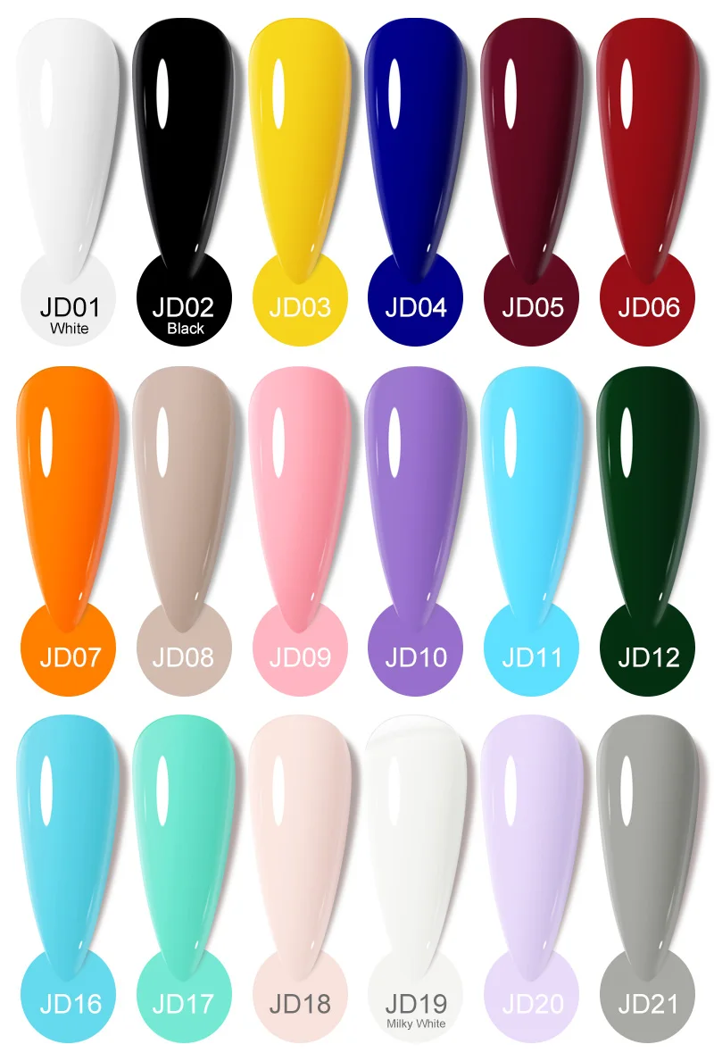 15ml VENALISA Super Nail Gel Polish Color Gel Nail Lacquer Soak off UV LED Gel Pure Black White Color Gel Silk Matte Top Coat