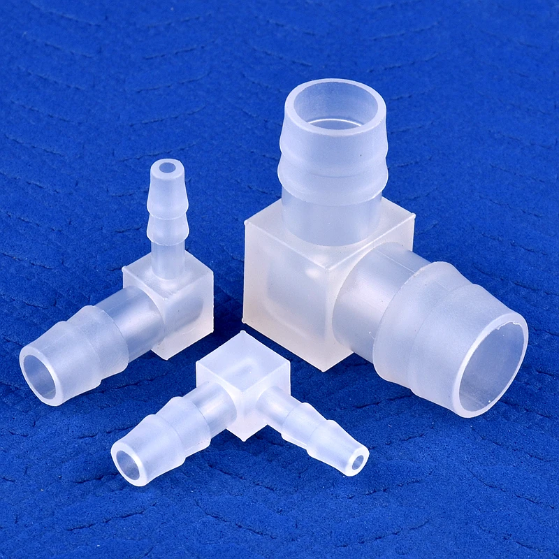 5~200pcs 14~3.2mm PP Reducing Elbow Connectors Aquarium Tank Air Pump Aerator Hose Pagoda Joint Garden Irrigation Pipe Fittings