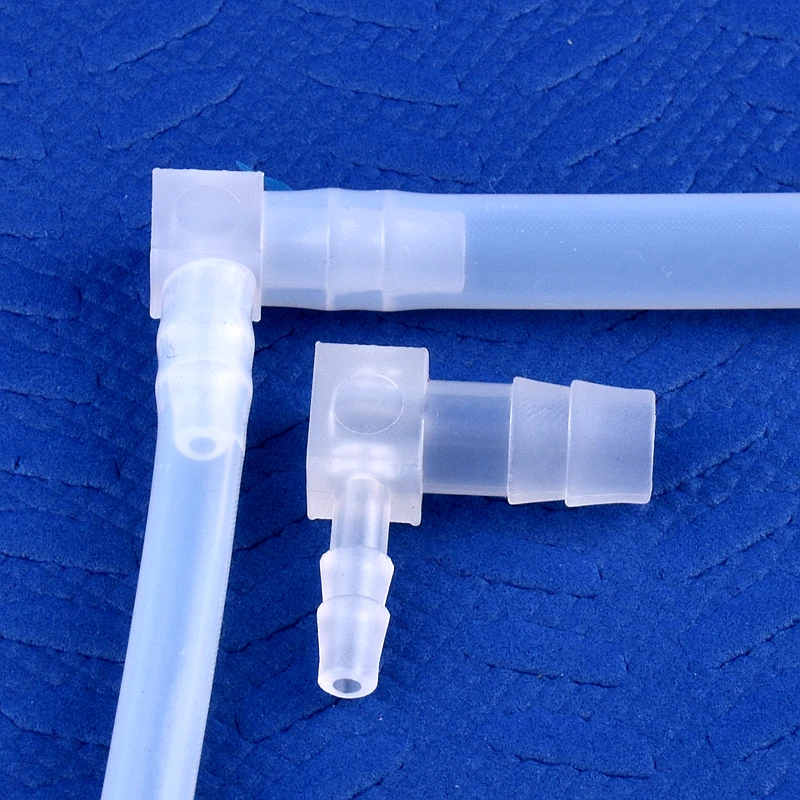 5~200pcs 14~3.2mm PP Reducing Elbow Connectors Aquarium Tank Air Pump Aerator Hose Pagoda Joint Garden Irrigation Pipe Fittings
