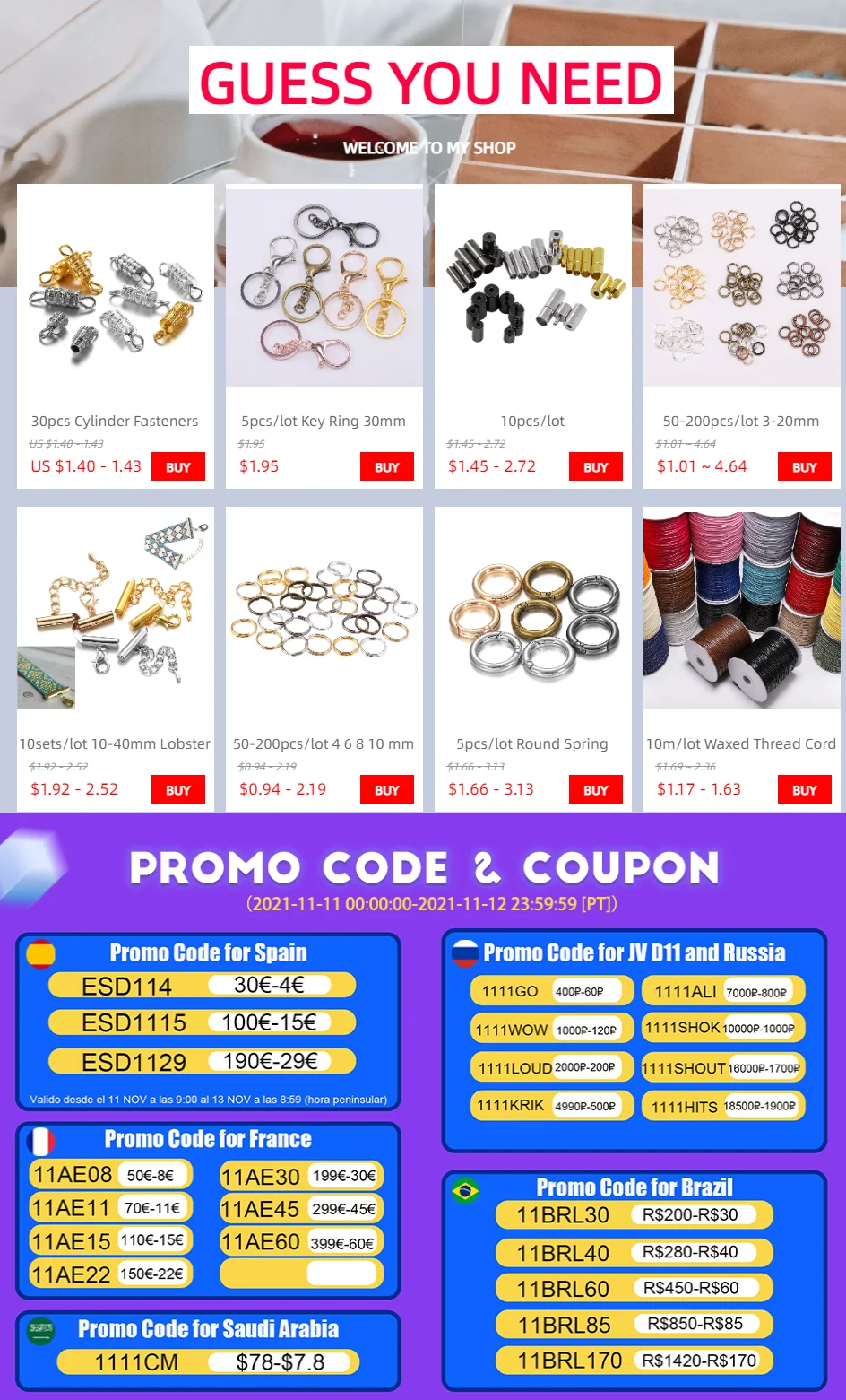 300pcs/lot 6 8 10 mm Metal Jump Rings Open Jump Rings Colorful Split Rings Connectors For Diy Jewelry Finding Making Supplies