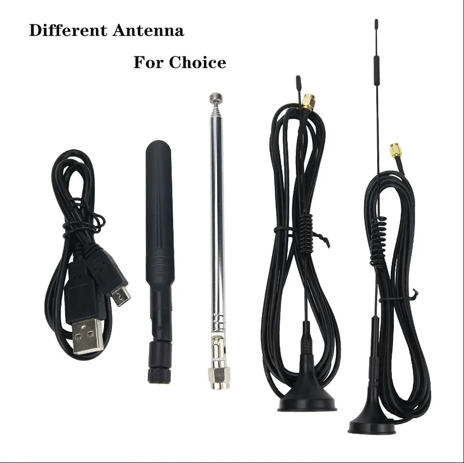 Wishcolor 2.4/5/5.8G 40MHz-6GHz Telescopic Antennas Kits For HackRF One Portapack H2 SDR
