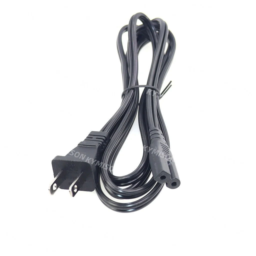 18AWG Universal Wall Cable US NEMA-1-15P to IEC320 C7 AC Power Cord Compatible with Vizio E-M-Series HDTV,Sharp,Smart LED TV