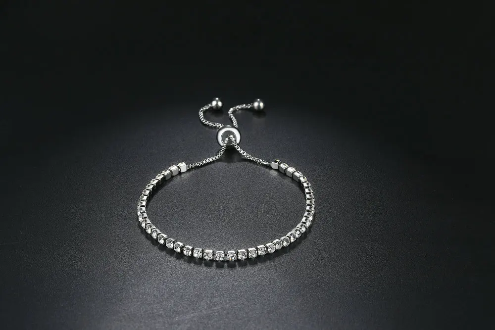 ZHOUYANG Tennis Bracelets For Women Sparking Zircon Jewerlly Rose Gold Color Handmade Friends Gift Cute Jewelry Wholesale H017
