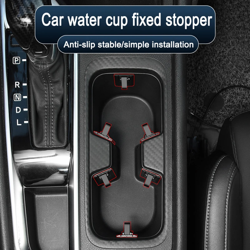 3pcs/6pcs Car On-Board Water Cup Holder Insert Cup Stabilizer For Bmw Kia Audi Ford Toyota Rav4 Tesla Car Interior Accessories