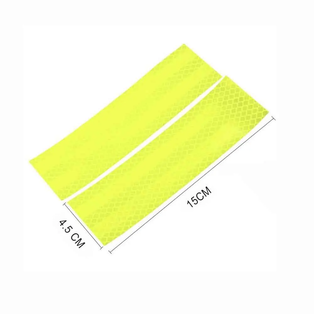 Motorcycle Reflective Sticker Strips Rear Side Top Luggage Box Suitcase Case Trunk Decorative Topbox Night Safety Warning Strip