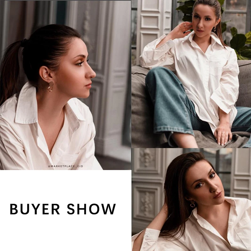 Autumn Winter New Brown Earrings Vintage Matte drop Earrings for women Metal Fashion Statement Dangle Earring 2020 Trend Jewelry