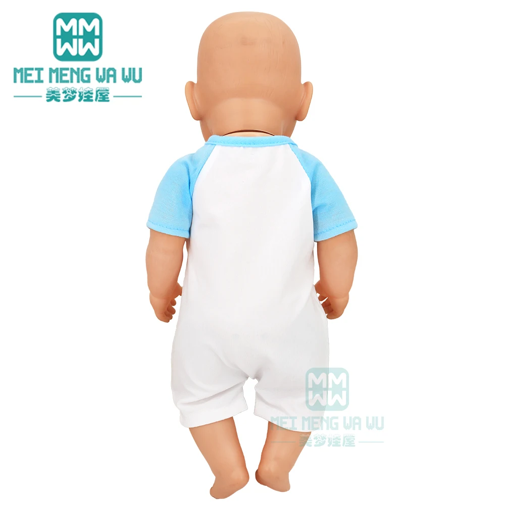 Clothes for Doll Fit 40cm New Born Doll Accessories Soft Piece Crawling Clothes