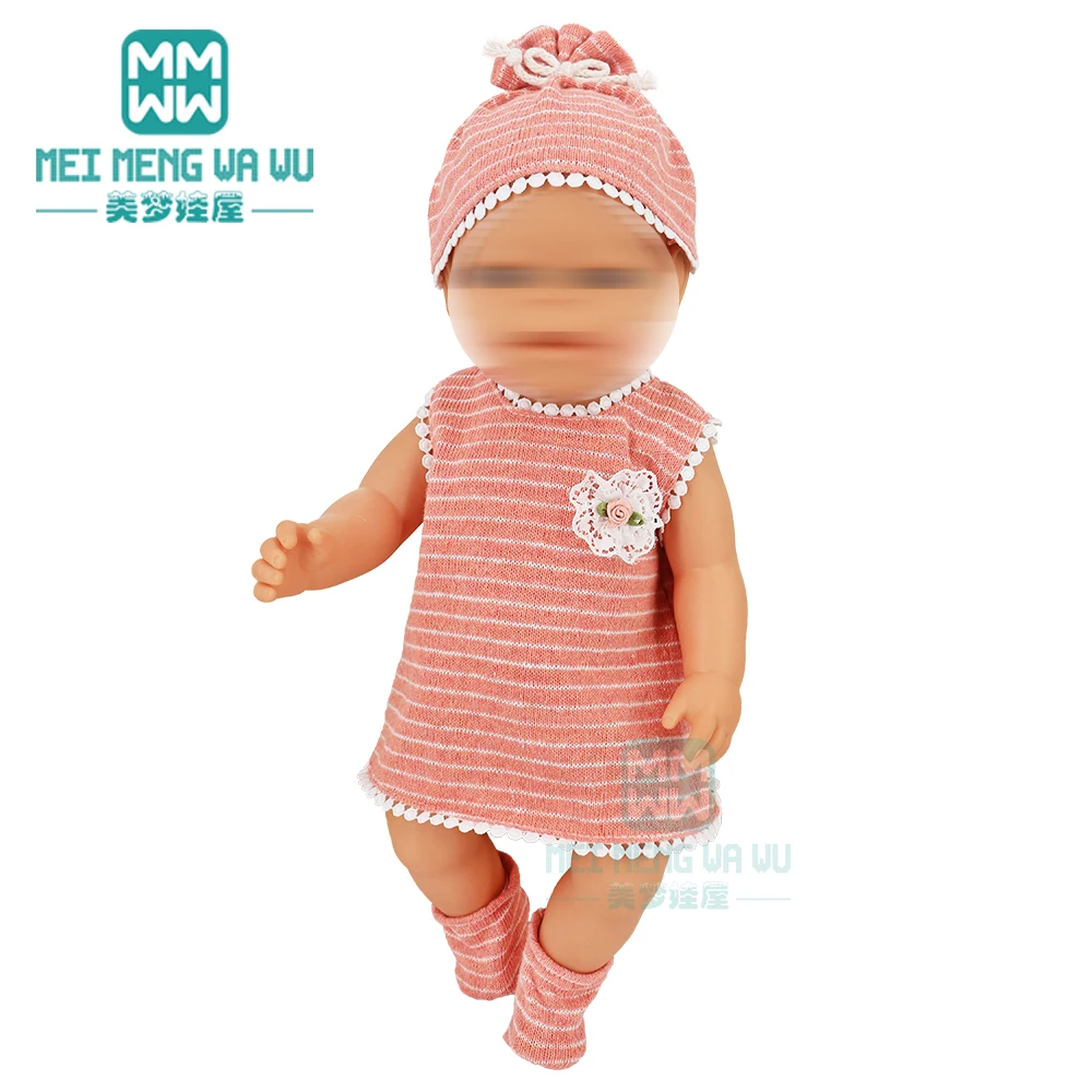 Clothes for Doll Fit 40cm New Born Doll Accessories Soft Piece Crawling Clothes