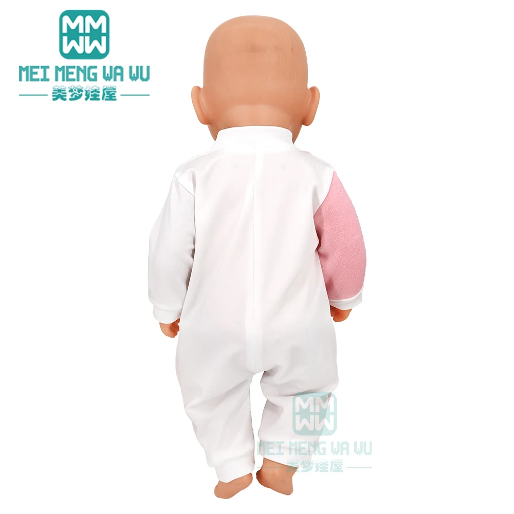 Clothes for Doll Fit 40cm New Born Doll Accessories Soft Piece Crawling Clothes