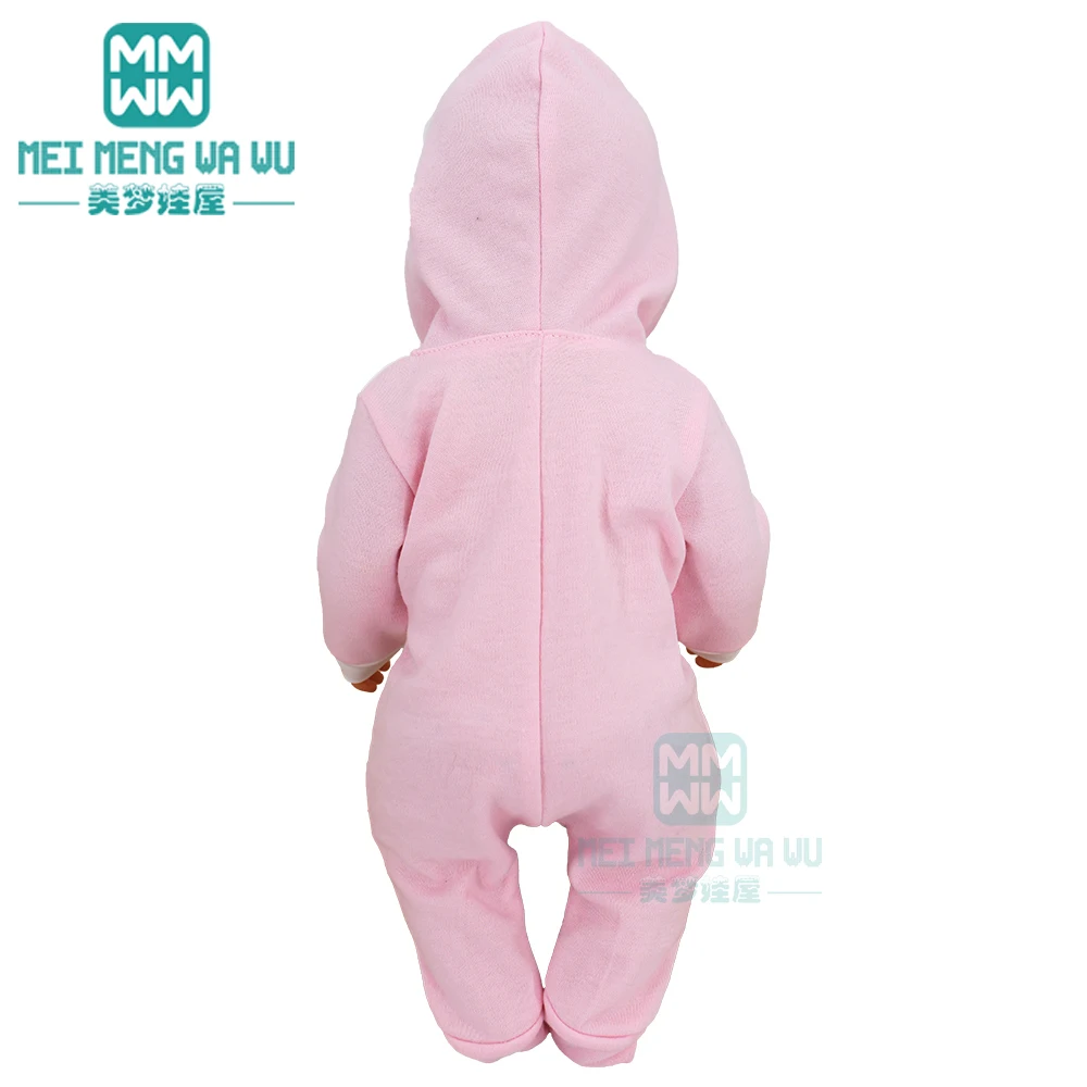 Clothes for Doll Fit 40cm New Born Doll Accessories Soft Piece Crawling Clothes