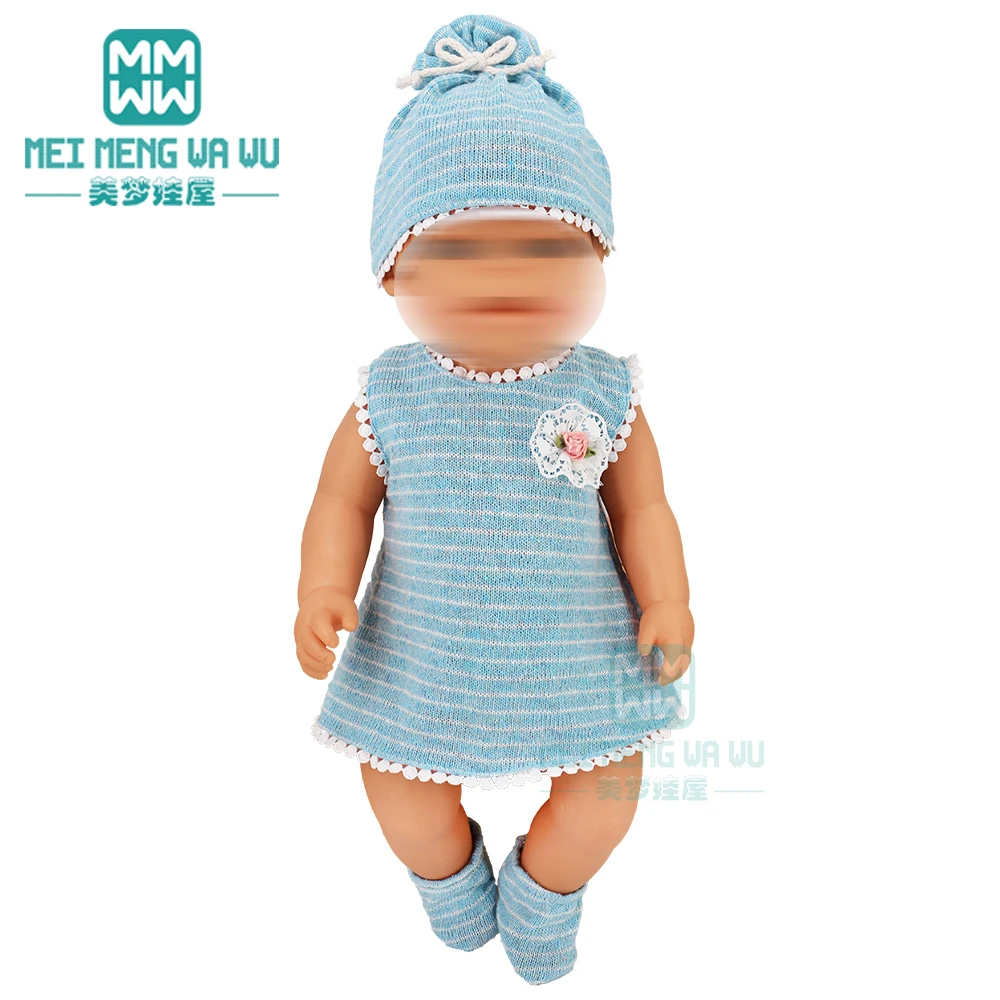 Clothes for Doll Fit 40cm New Born Doll Accessories Soft Piece Crawling Clothes