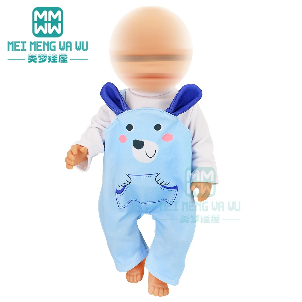 Clothes for Doll Fit 40cm New Born Doll Accessories Soft Piece Crawling Clothes