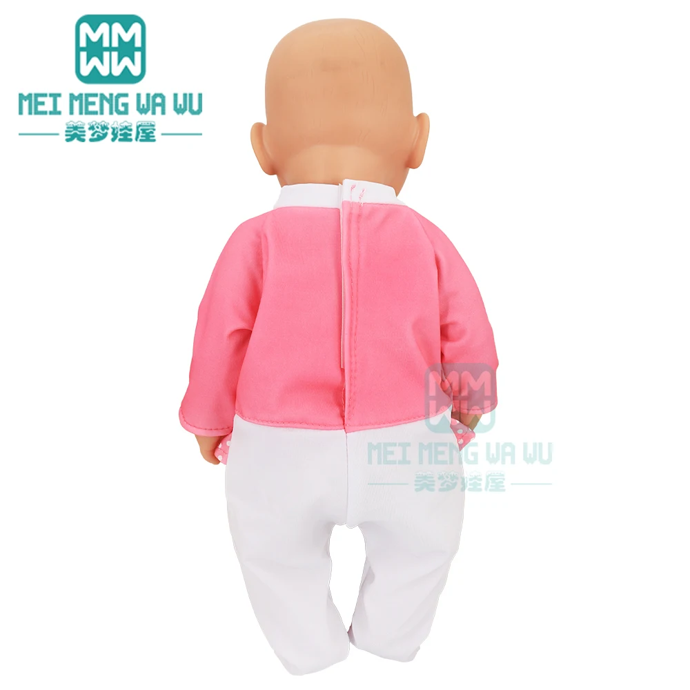 Clothes for Doll Fit 40cm New Born Doll Accessories Soft Piece Crawling Clothes