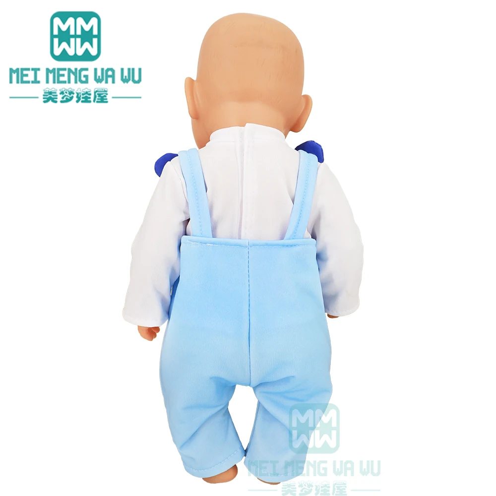 Clothes for Doll Fit 40cm New Born Doll Accessories Soft Piece Crawling Clothes