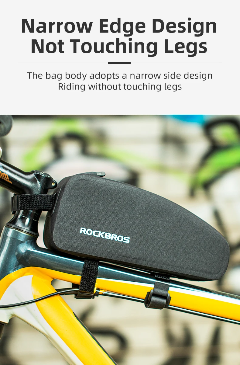 ROCKBROS Bike Bag Bicycle Panniers Frame Top Front Tube Waterproof Bag Cycling MTB Road Bag Storage Bicycle Accessories