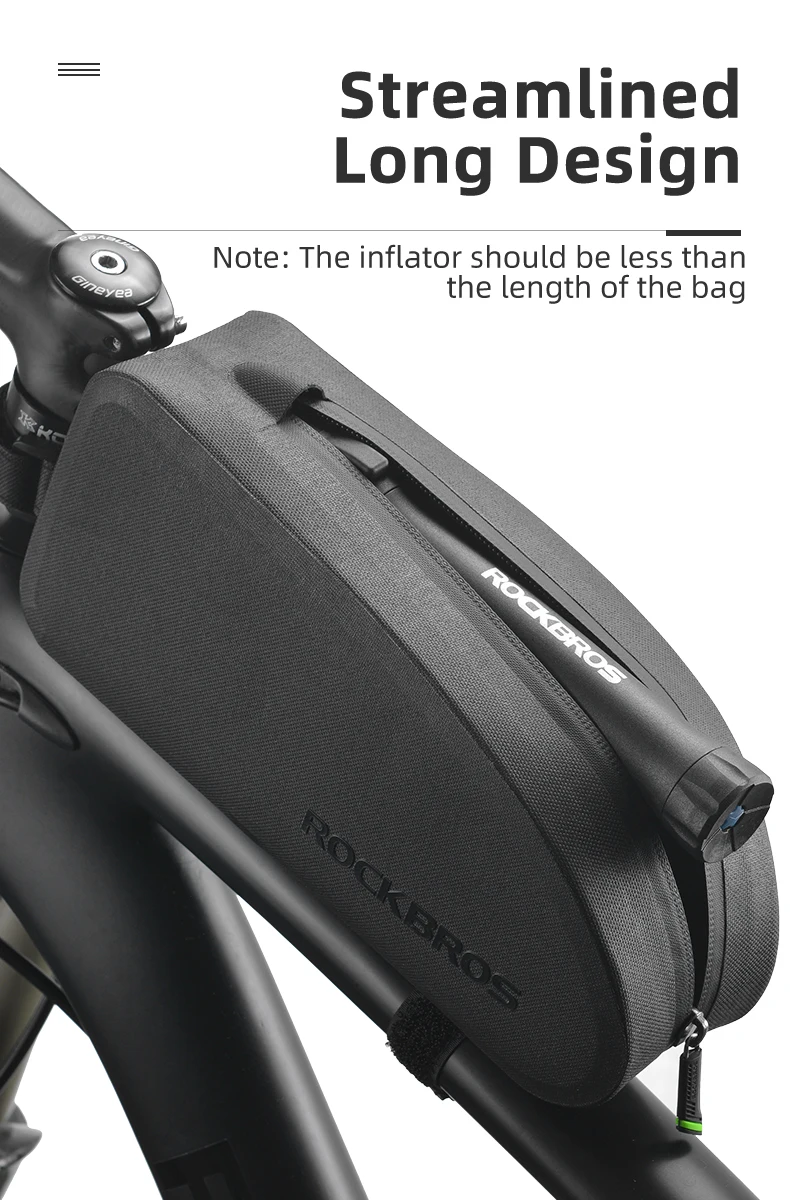 ROCKBROS Bike Bag Bicycle Panniers Frame Top Front Tube Waterproof Bag Cycling MTB Road Bag Storage Bicycle Accessories