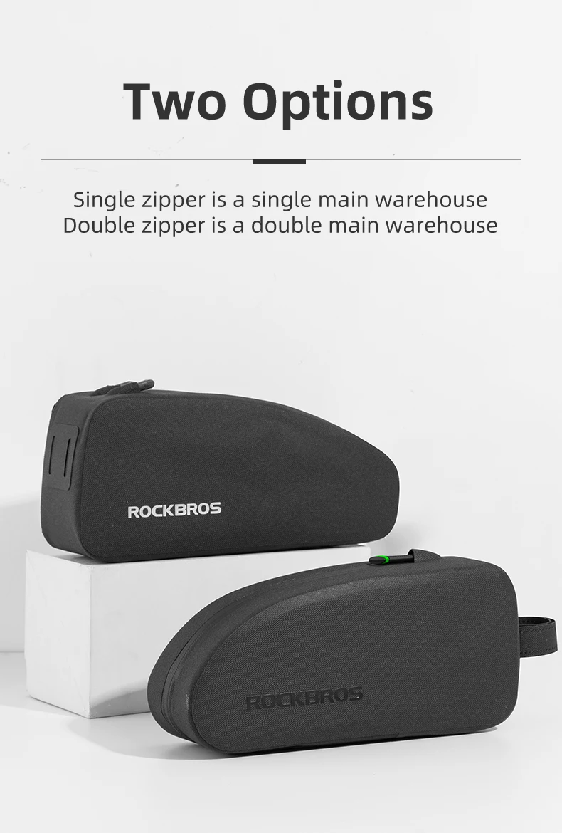 ROCKBROS Bike Bag Bicycle Panniers Frame Top Front Tube Waterproof Bag Cycling MTB Road Bag Storage Bicycle Accessories