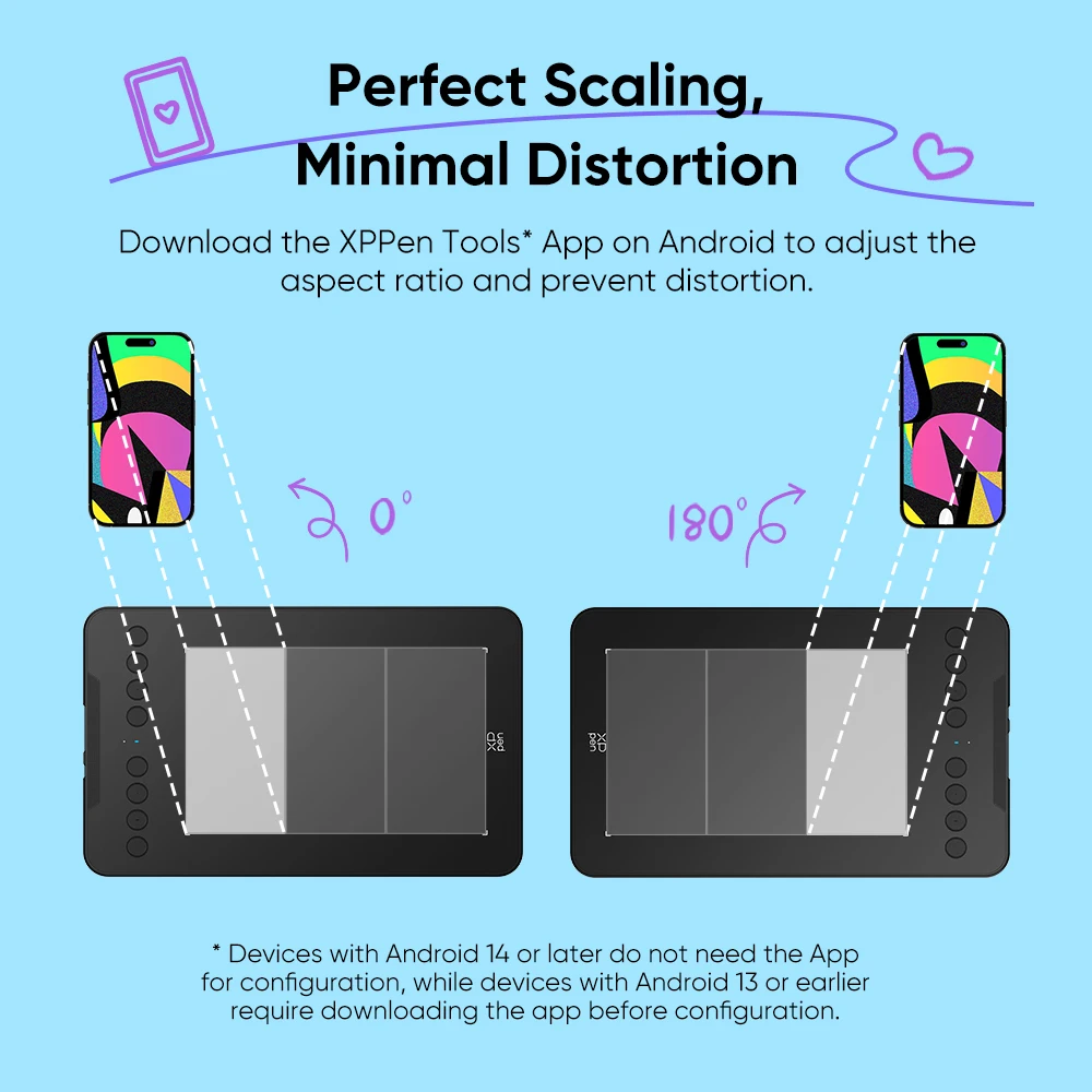 XPPen Deco Mini7W V2 New Graphics Tablet Bluetooth Wireless Drawing Tablet 16K Levels 7x4 Inch 8 Keys for Windows Mac Android
